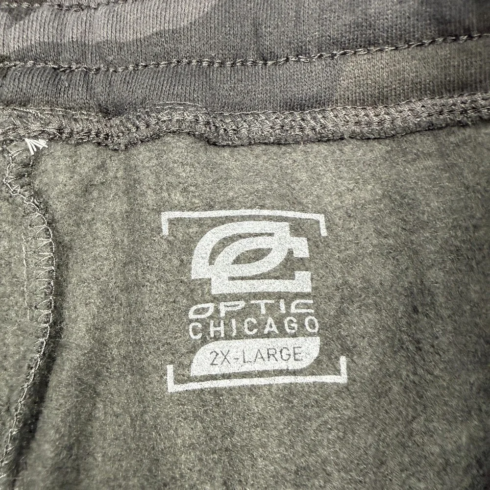 OpTic Chicago Pants Mens 2XL Black Camo ESports Call Of Duty League Joggers